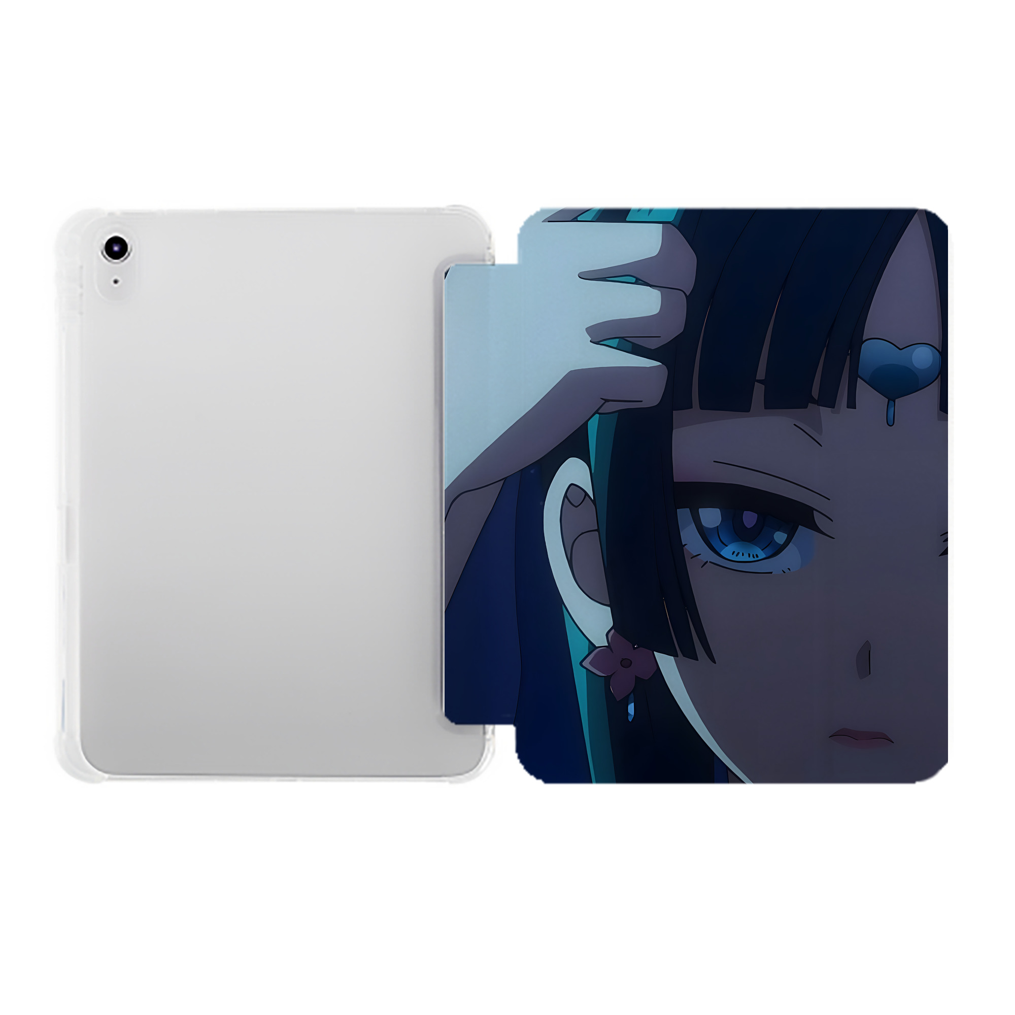 （画像用） 薬屋のひとりごと The Apothecary Diaries IPad ケース ペン収納付き 三つ折りスタンド PUレザー×シリコン 対応機種9.5/10.5/10.9インチ